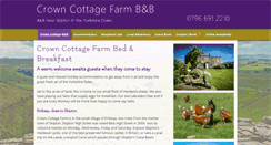 Desktop Screenshot of crowncottagefarm.co.uk